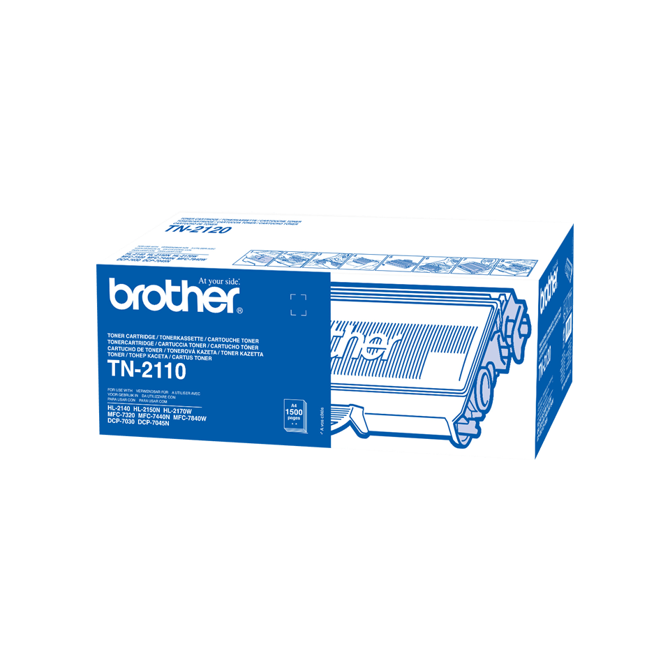Originalen Brother TN-2110 toner – črni 2